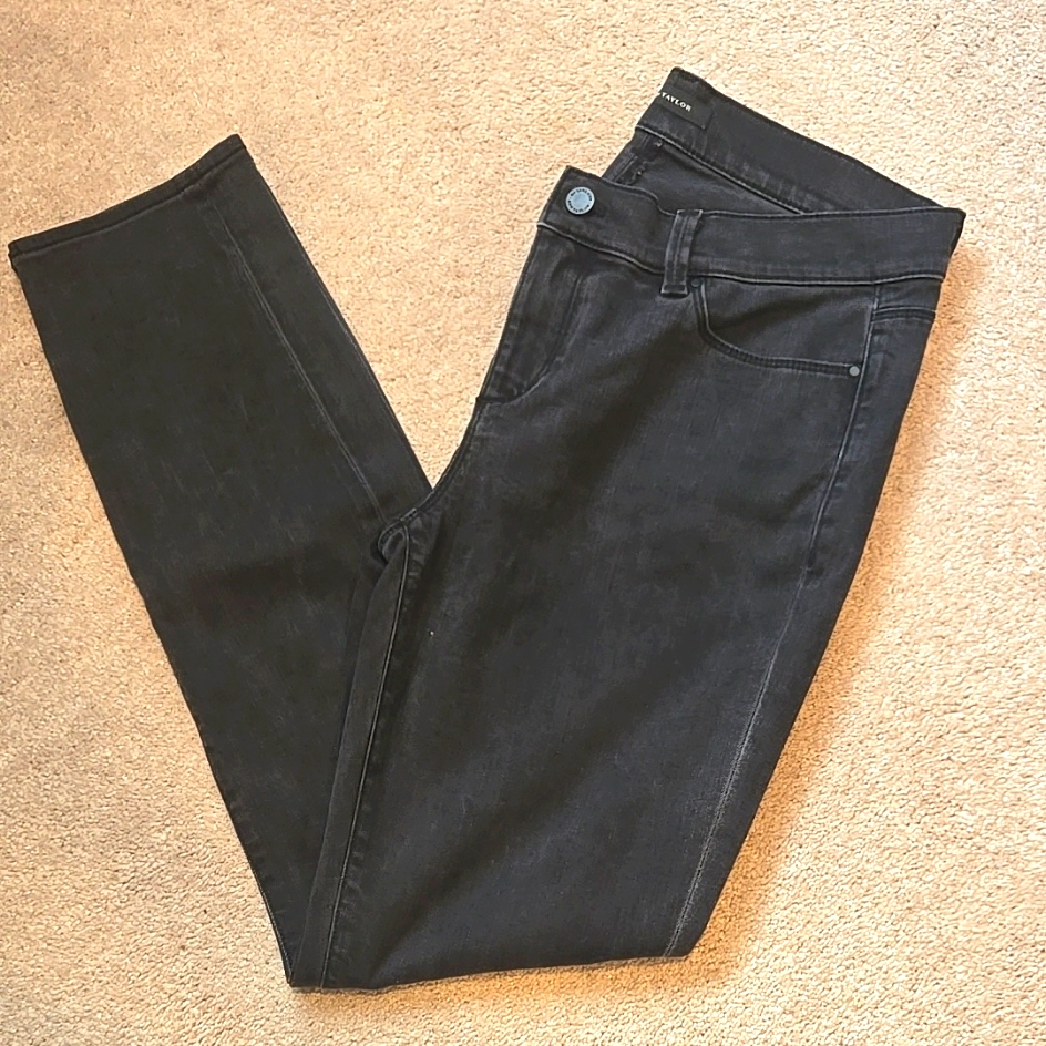 Ann Taylor The Skinny Modern Fit Women's Black Jeans Size 10 Inseam 30